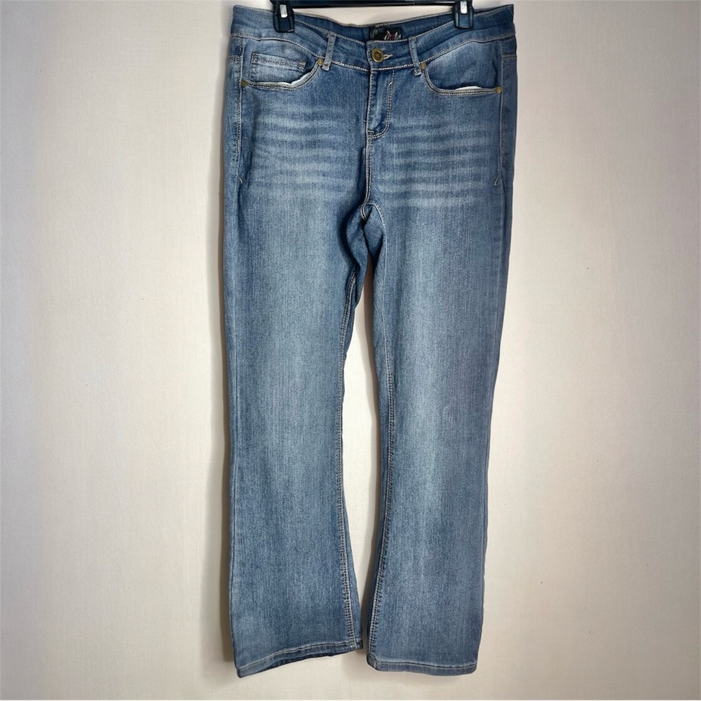 Dots Curvy Flap Pocket Bootcut Jeans 14